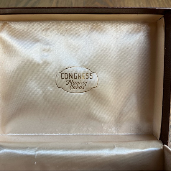 Vintage CONGRESS Playing Cards Box - Picture 7 of 11